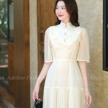 Adeline House - VÁY MIDI VOAN KEM THANH LỊCH TIỂU THƯ